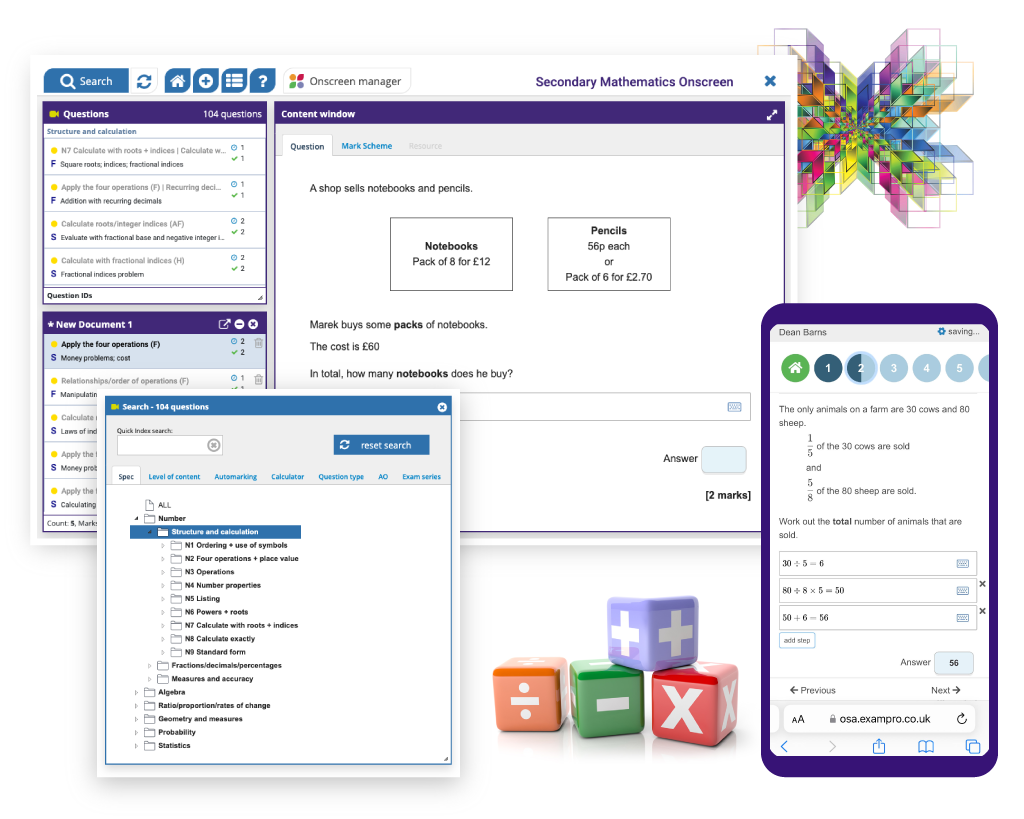 Exampro | Secondary Maths Onscreen - Exampro